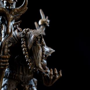 铁拳匠造出品 魔兽世界主题 青铜精工 古尔丹全身像手办 摆件玩偶