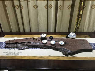 干泡茶盘茶台茶托茶海功夫茶具千年阴沉木乌木实木干泡茶板杯托板