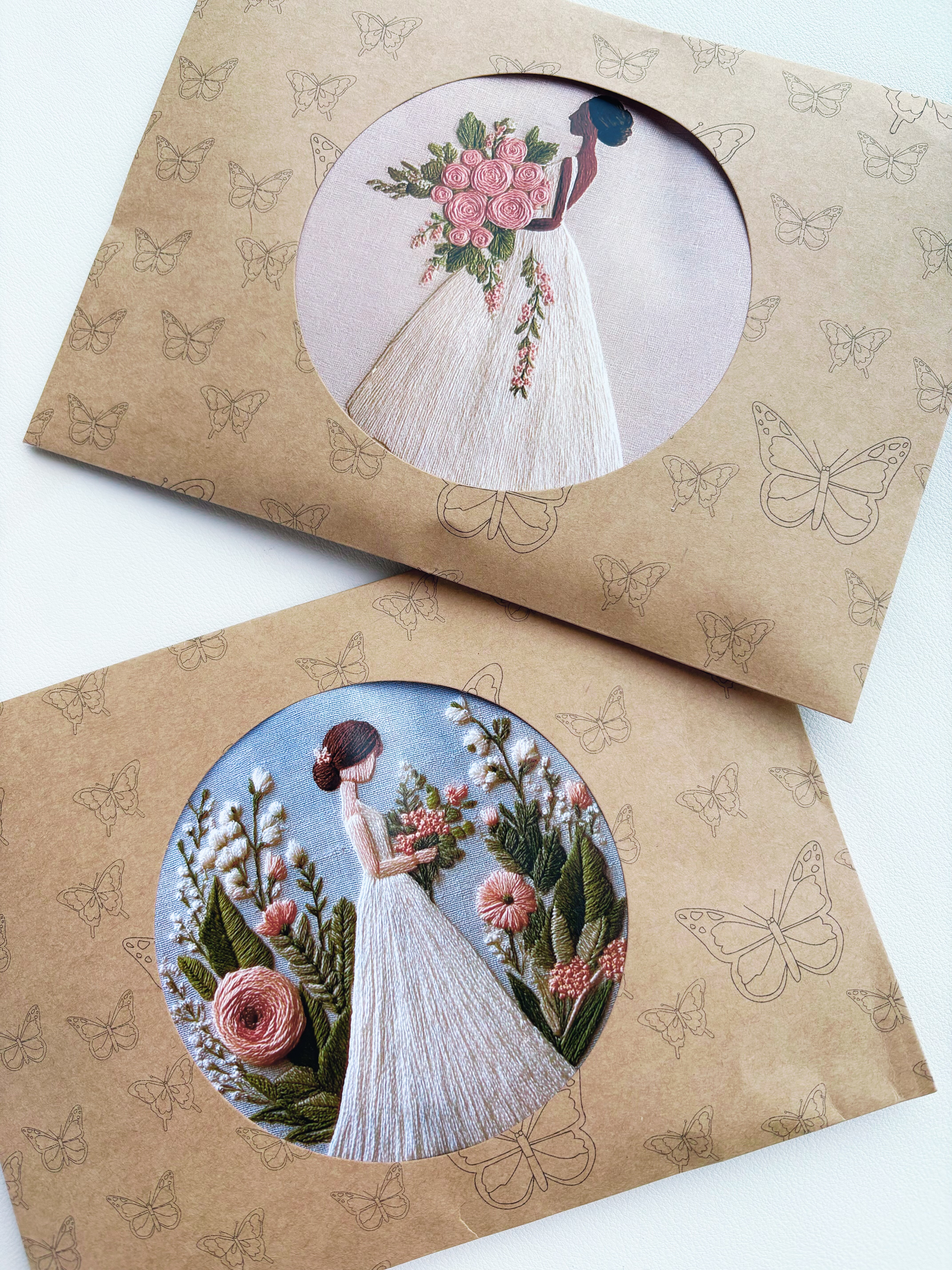 婚纱人物刺绣材料包/非成品