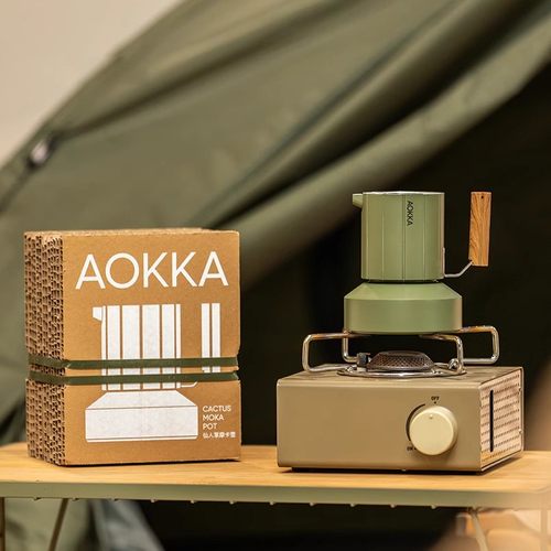 AOKKA户外双阀摩卡壶咖啡壶