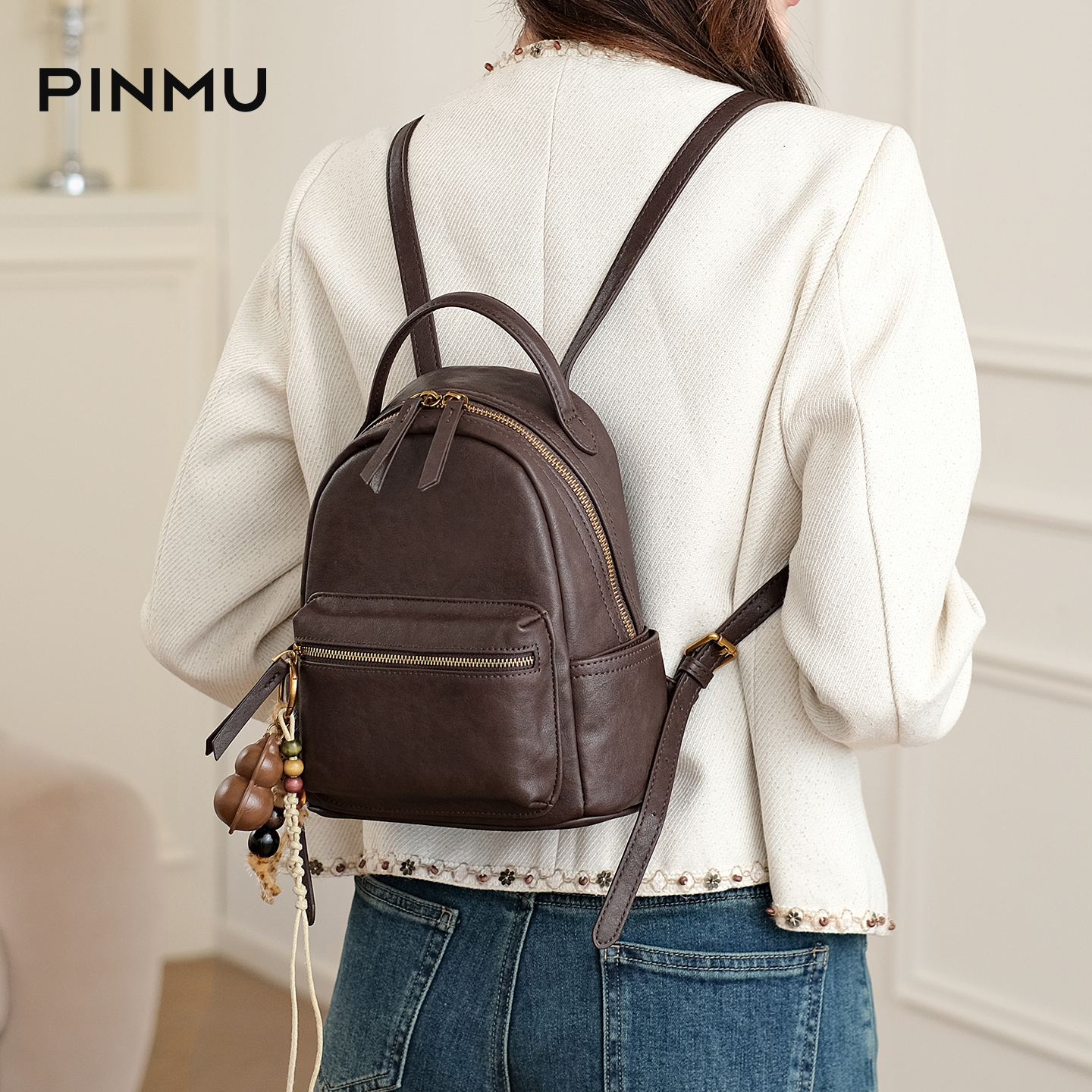 2025新款双肩背包通勤包