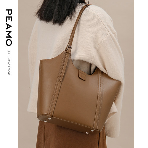 托特包包女士2025新款简约百搭女式腋下女包大容量通勤大包单肩包