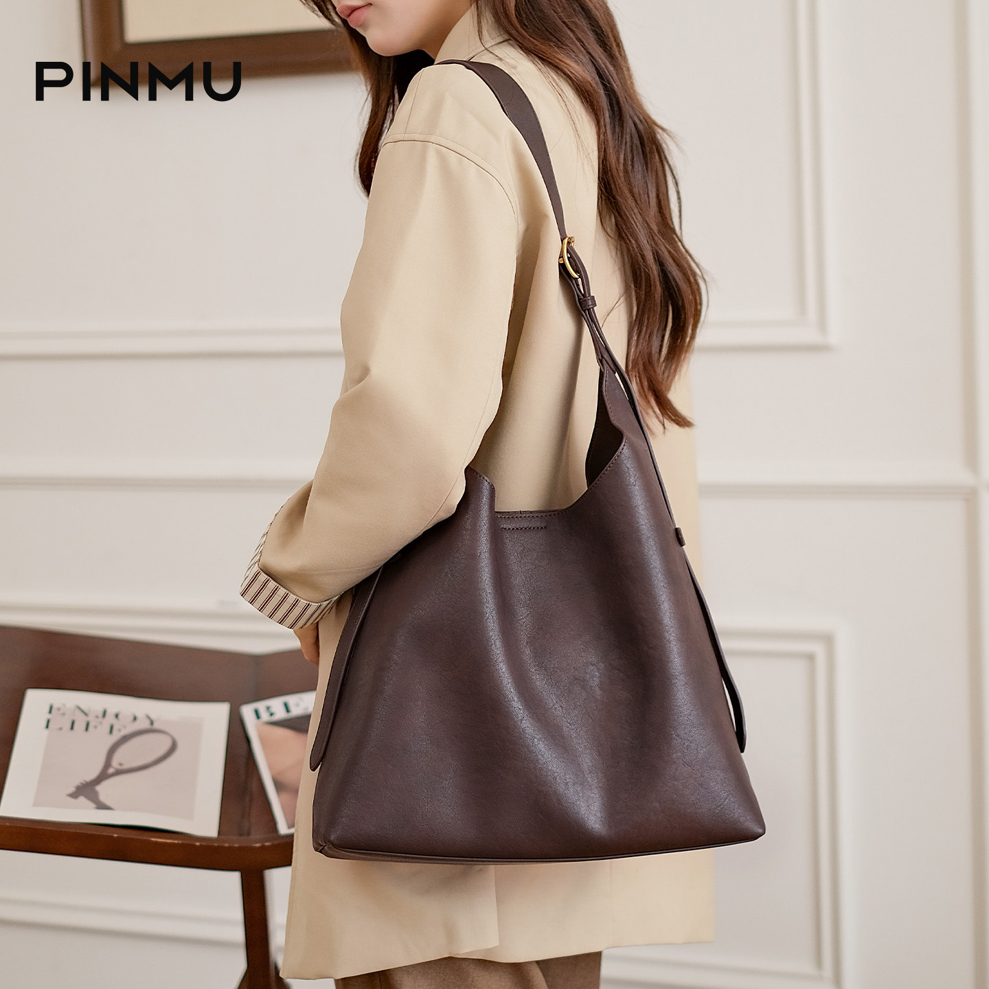 托特包女大容量2025新款秋冬通勤腋下包百搭高级感hobo包单肩斜挎,箱包皮具/热销女包/男包,托特包,淘宝优惠券,粉丝福利购,淘宝优惠卷