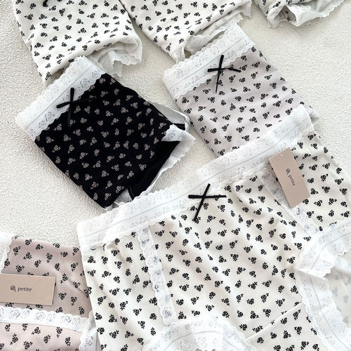 小兰裙蕾丝波点petite内裤女