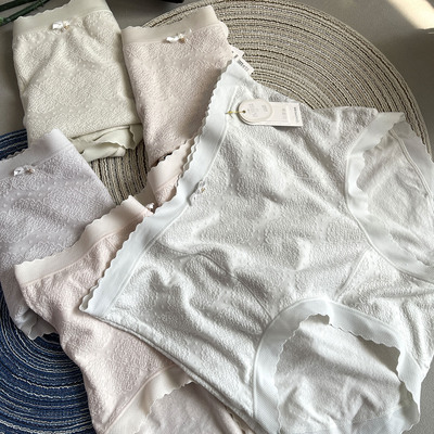 翘秘8373纯棉大码加肥内裤女蚕丝