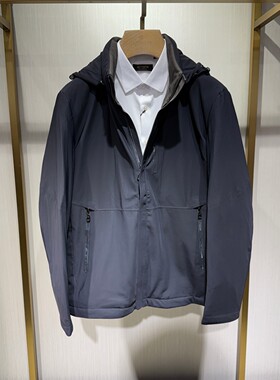 杰凡尼JEVONI羽绒服新款男装专柜秋冬休闲鹅绒服外套JRE4484862