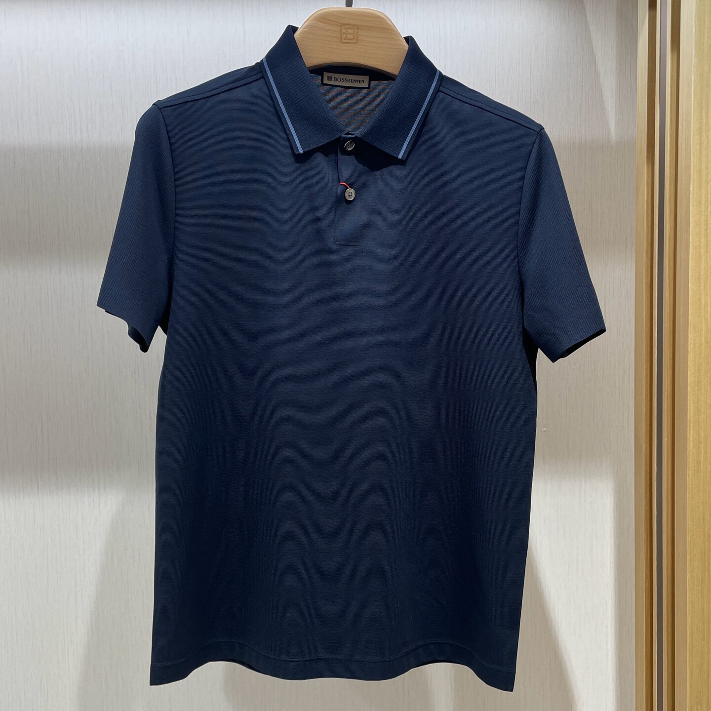 BOSSsunwen短袖t恤26专柜正品新款春夏男装休闲羊毛t恤衫M612T053图片