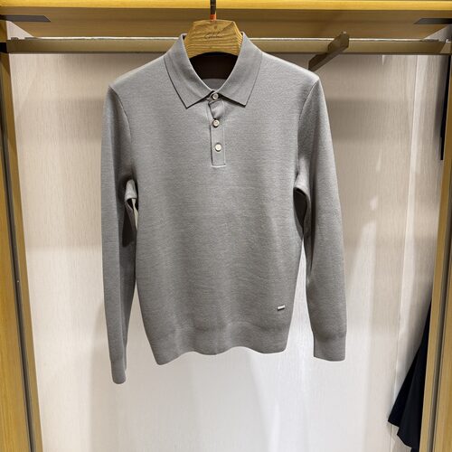 Satchi沙驰专柜新款正品秋冬季男装长袖羊毛POLO衫88QJA8205002