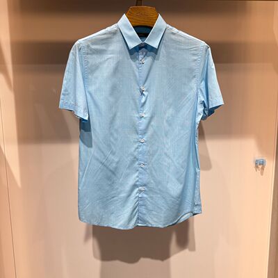 Satchi沙驰短袖衬衫26新款专柜正品夏季正装衬衫88VCA8112008