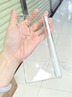 三星zfold6/5/4代透明中轴磁吸手机壳不发黄高颜值亚克力硬壳保护保护套翻盖式防摔折叠屏超薄高质感全包热销