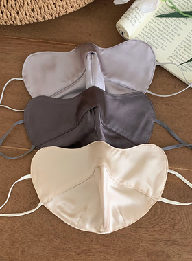 舒敏级100%真丝防晒面罩女夏季2025新款防紫外线户外遮阳口罩百搭