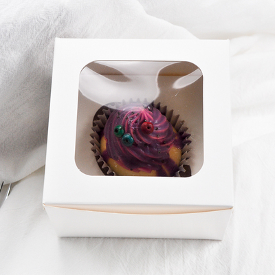 烘焙包装白色色一格马芬杯子蛋糕