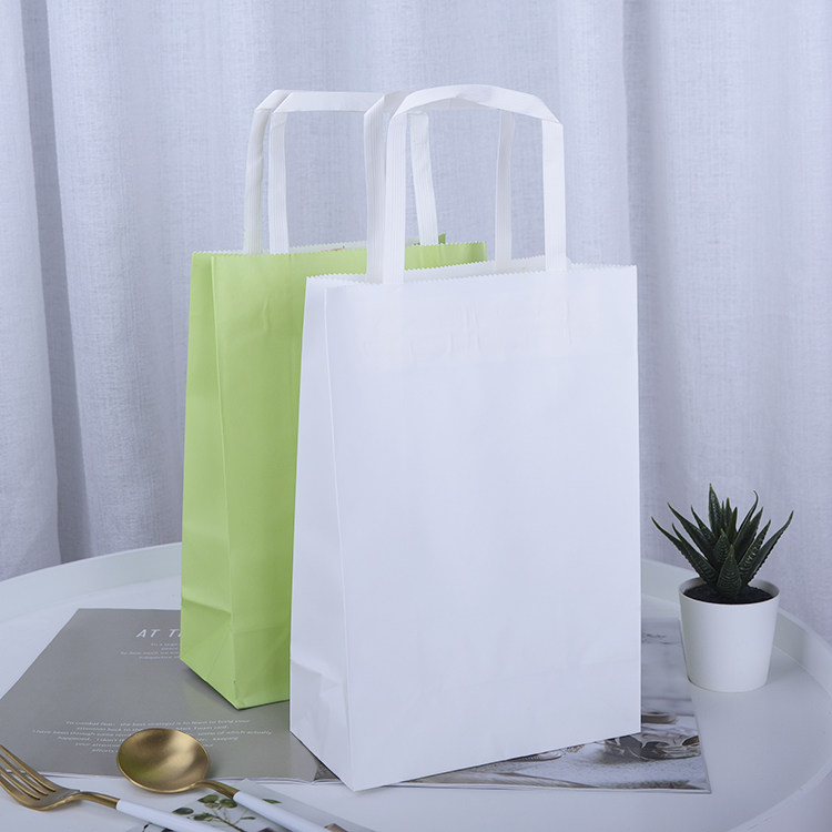 通用手提袋七彩纯色单色小号礼品纸袋/包装袋/装饰袋打包袋子50个