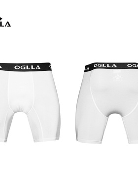 安吉纳足球铲球裤OGLLA速干健身紧身裤户外跑步运动打底短裤正品