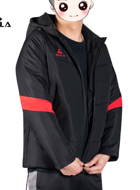 OGLLA安吉纳 成人男短款棉服秋冬保暖运动棉衣足球训练女拉链棉袄