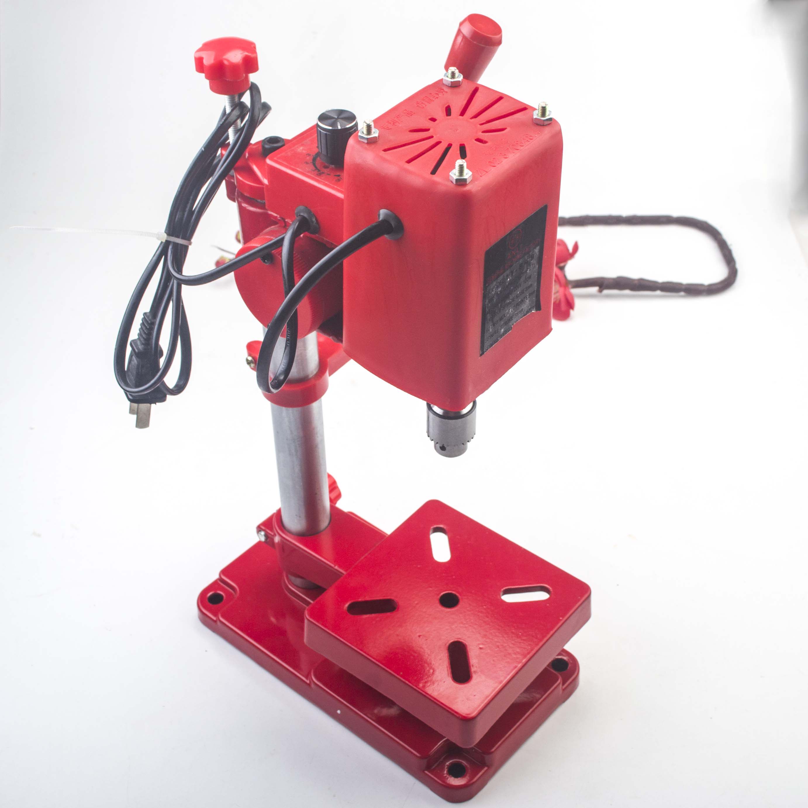 小型桌面台式打孔机台钻无极调速diy打孔设备首饰打孔加工开孔