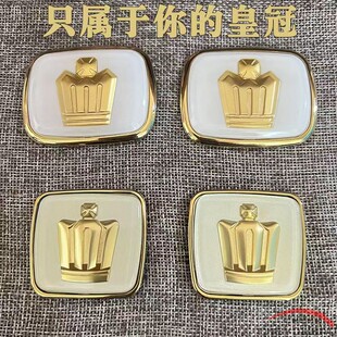 适用于新皇冠侧标12代皇冠侧标 皇冠立体后叶子板C柱侧标志车标