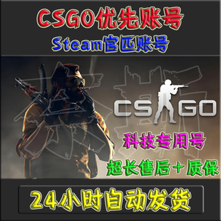 steam CSGO优先账号 CS护航 CS排位号 完美 CS科技号