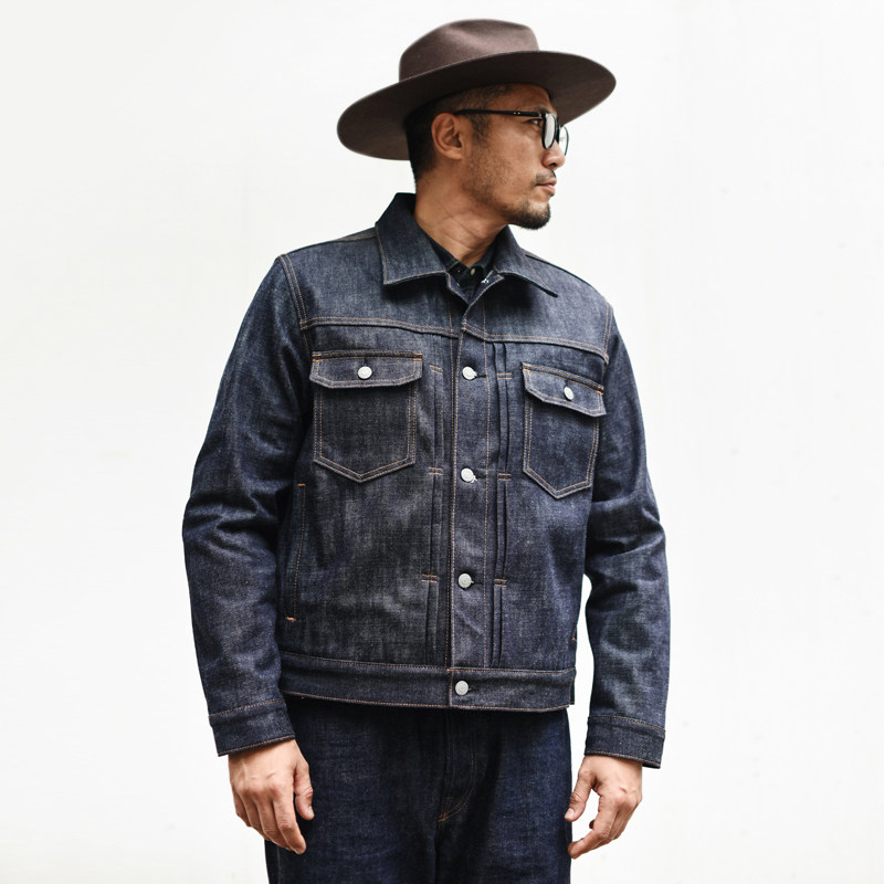 沾酱 534XX原浆type2牛仔夹克 赤耳丹宁原浆阿美咔叽复古工装外套