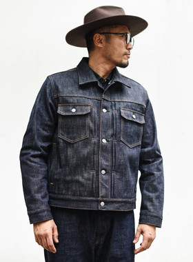 沾酱 534XX原浆type2牛仔夹克 赤耳丹宁原浆阿美咔叽复古工装外套