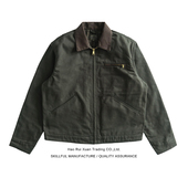 帆布工装 沾酱 J97底特律夹克美式 阿美咔叽外套苔藓绿汽油蓝非j001