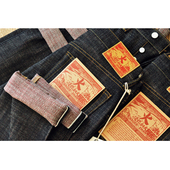 315XX微锥牛仔裤 16.8OZ爆竹节重磅 男赤耳丹宁复古 风林火山 沾酱