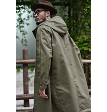 沾酱 军版PARKA长款风衣 纯棉OG107工装外套 阿美咔叽 非M51非M65