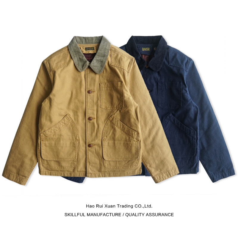 沾酱 帆布猎装夹克男 可拆卸羊毛内胆帆布工装阿美咔叽夹克外套,男装,夹克,淘宝优惠券,粉丝福利购,淘宝优惠卷