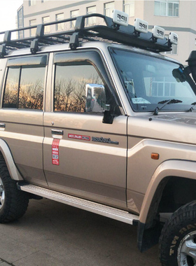 酷路泽LC70晴雨挡75雨眉76挡雨板78 Cruiser FJ79加宽遮雨挡雨条