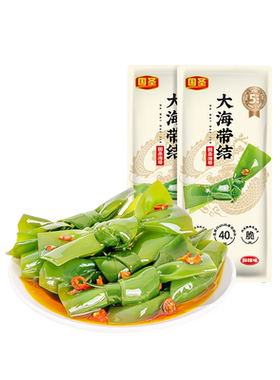 【蜜蜂零食节】国圣新品海带片香辣味开袋即食办公室休闲海味零食