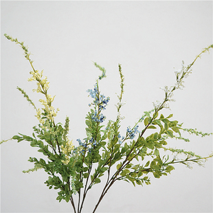 小清新仿真花单支青衣鼠尾草家居装饰花艺插花diy配花自然系花材