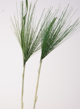 仿真松针喷泉草假花绿植DIY手工制作装饰花材家居摆件拍摄道具