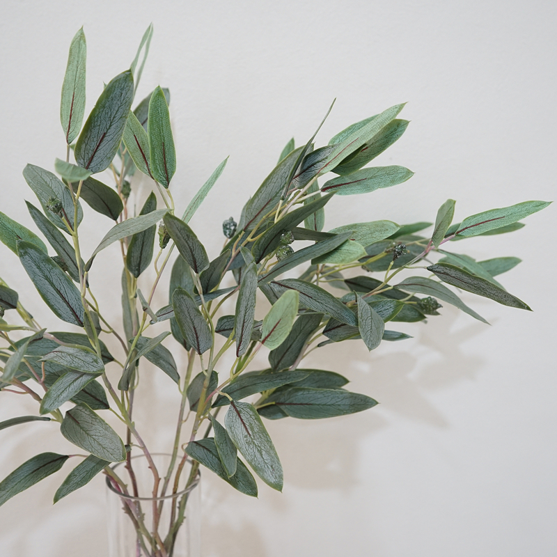 尤加利插花摆件摄影道具仿真植物