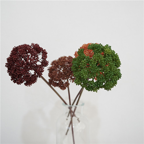 餐桌装饰高品质绿植米兰球单枝