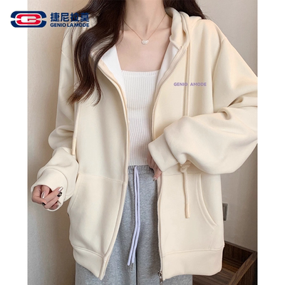 【敖瑞鹏代言】【赠小卡】捷尼拉莫重磅连帽卫衣宽松帽衫情侣开衫