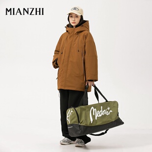 【敖瑞鹏代言】捷尼拉莫男冬季户外防风防水美式连帽羽绒服外套MY