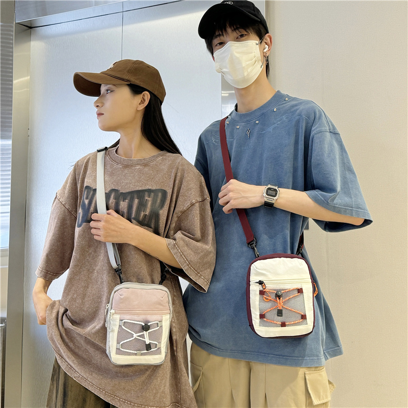 男生小挎包ins潮酷小方包