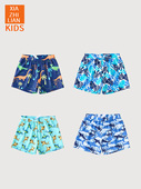 婴儿小中大童沙滩裤 韩国韩范男童分体泳装 儿童短裤 宝宝小孩冲浪服