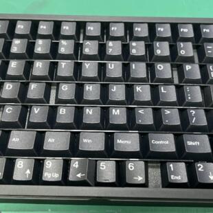 神婆原厂高度WOB全五面热升华复古灰色键帽DIY客制化机械盘个性