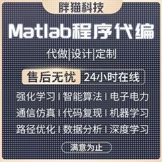 matlab代码帮做程序代编图像处理通信彷真路径规画覆现算法优化