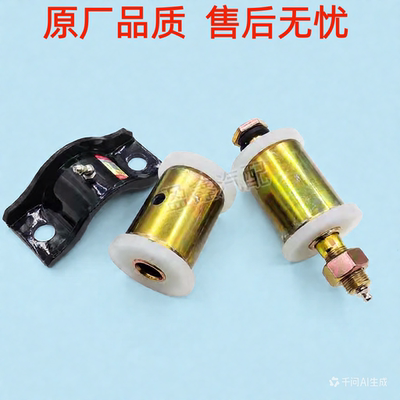 适用解放J6前悬衬套翻转胶套 J6P驾驶室翻转套缓冲胶垫耐磨注油嘴