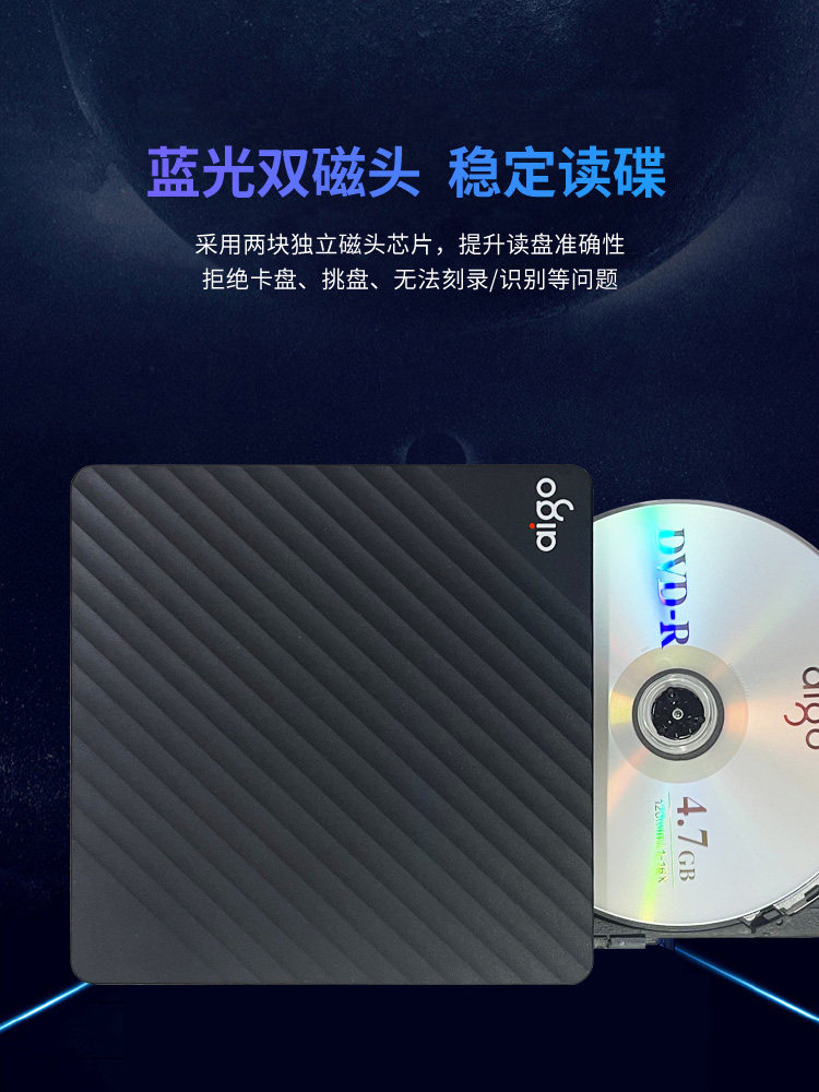 PATRIOT USB3.0 외장 블루레이 버너 광학 드라이브 모바일 DVD 디스크 플레이어 4K 노트북