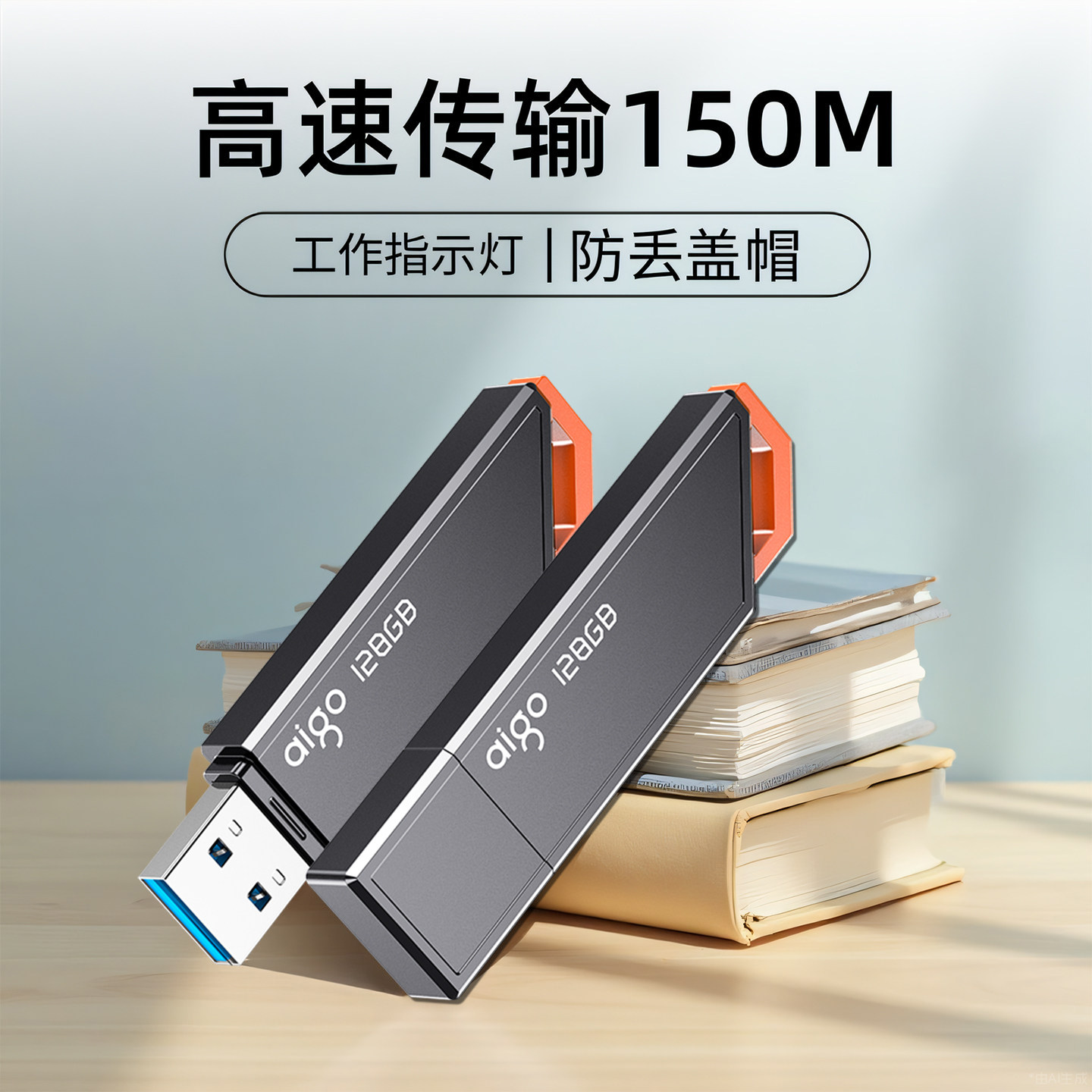 爱国者官方正品128GU盘大容量高速学生电脑USB车载优盘旗舰店