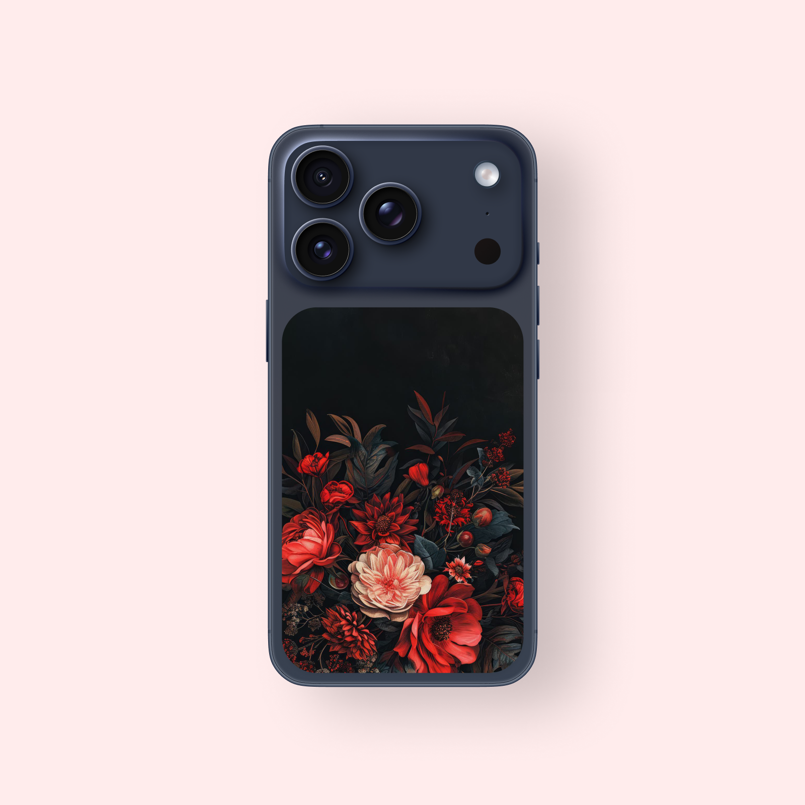 SkinAT适用iPhone 17 Pro Max手机背部贴膜 苹果手机花间秘境花卉款背贴 17Pro外壳背板创意个性手机装饰膜