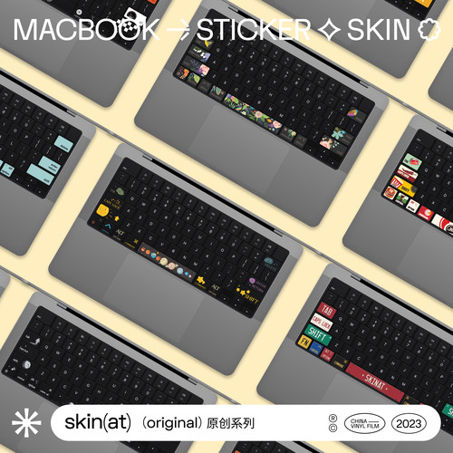 适用于macbook键盘膜创意键盘贴