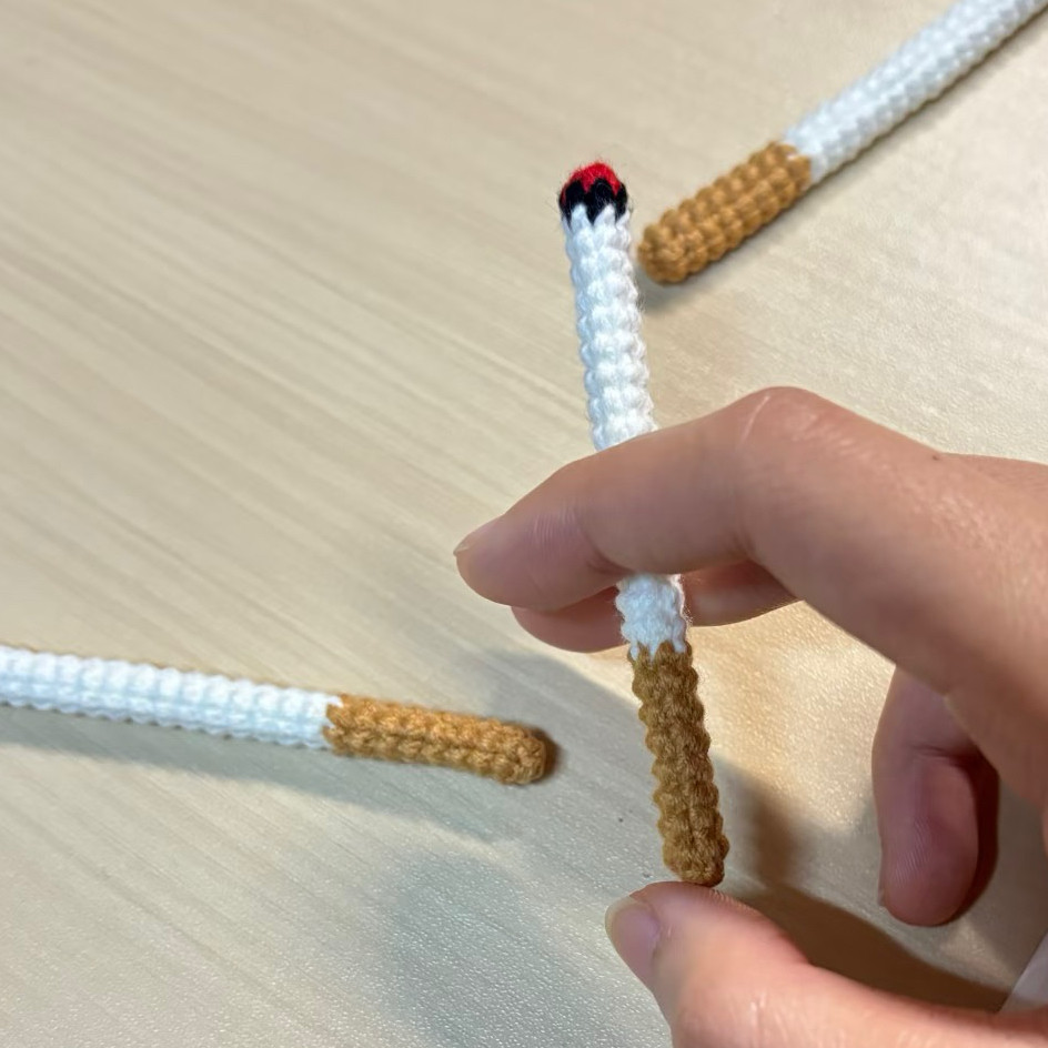 DIY香烟烟灰缸毛线钩织材料包创意搞怪零基础新手简单成品整蛊