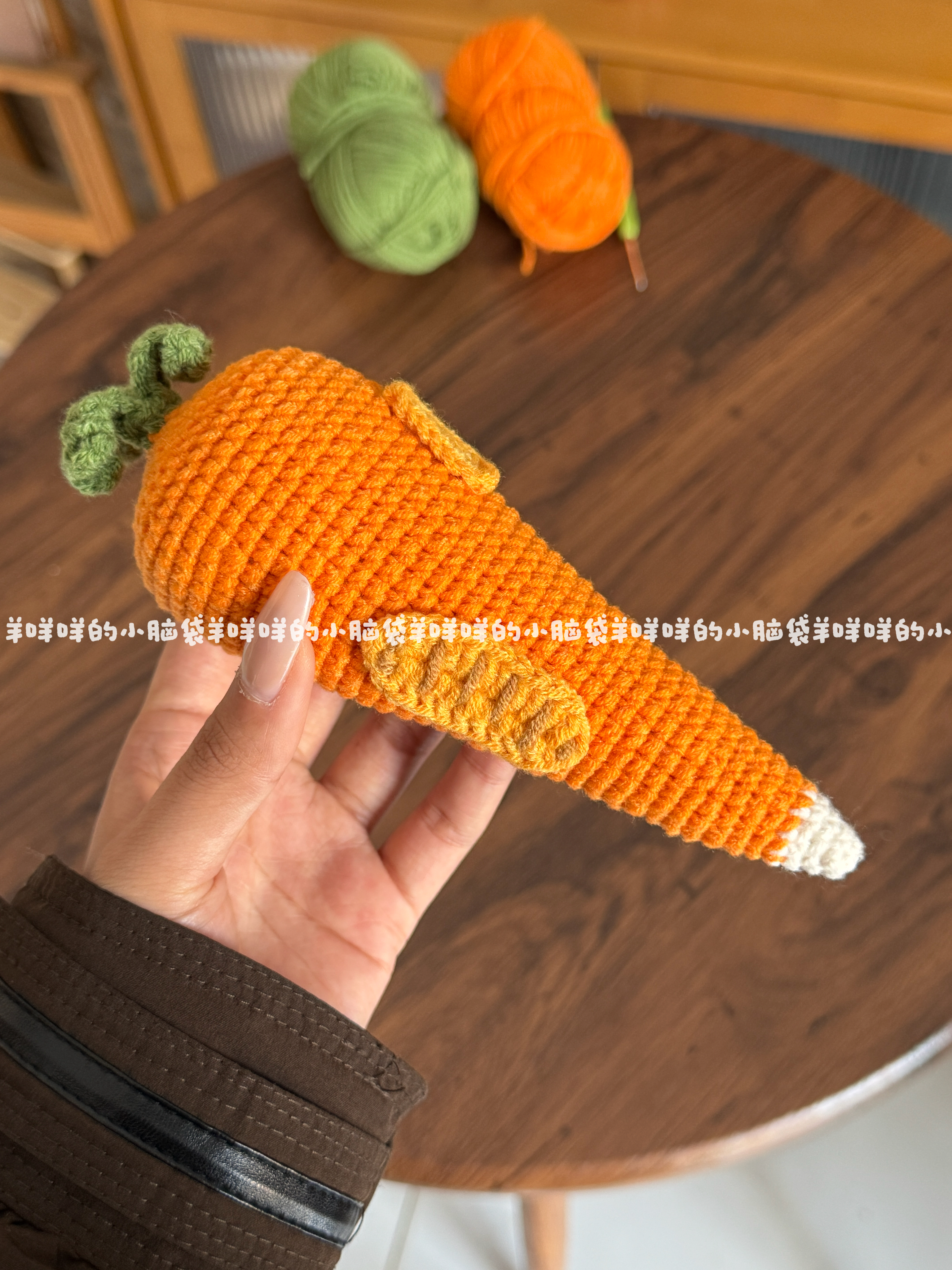 DIY胡萝卜录音笔朱迪尼克钩织编织材料包零基础新手简单可爱成品