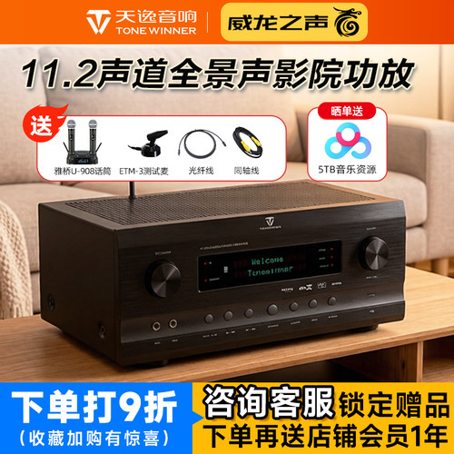 天逸11.2声道大功率家庭影院功放