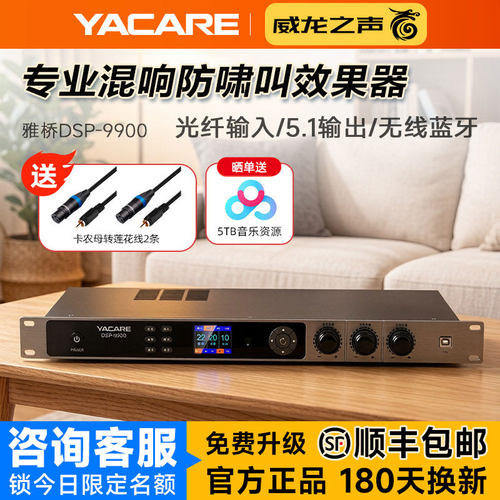 雅桥效果器专业k歌蓝牙中文面板