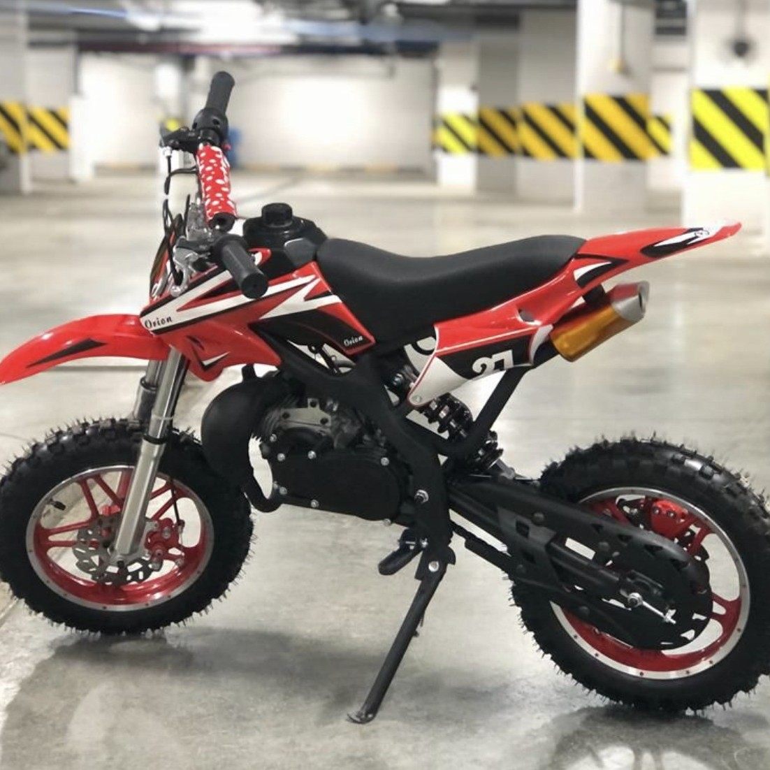 49CC儿童越野车 山地全地形二冲赛高摩托车加电启动沙滩小跑车